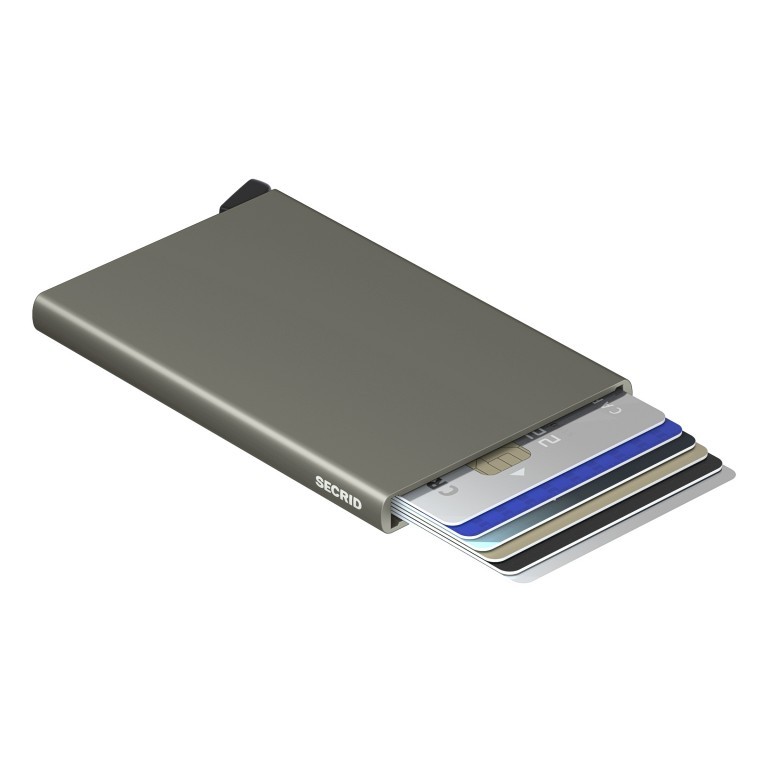 Kartenetui Cardprotector Dark Grey, Farbe: grau, Marke: Secrid, EAN: 8718215289487, Abmessungen in cm: 6.3x10.2x0.8, Bild 1 von 3