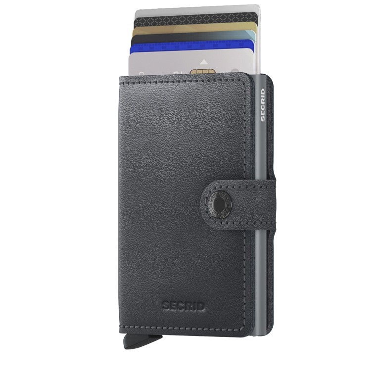 Geldbörse Miniwallet Original mit RFID-Schutz Grey, Farbe: grau, Marke: Secrid, EAN: 8718215289562, Abmessungen in cm: 6.8x10.2x2.1, Bild 5 von 5