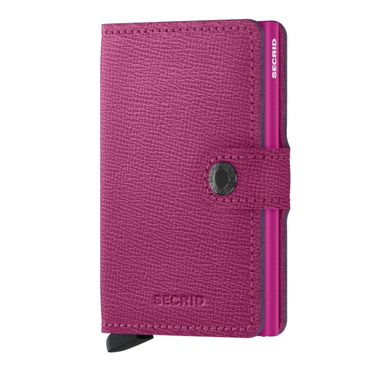 Geldbörse Miniwallet Crisple Fuchsia, Farbe: rosa/pink, Marke: Secrid, EAN: 8718215289630, Abmessungen in cm: 6.8x10.2x1.6, Bild 1 von 5