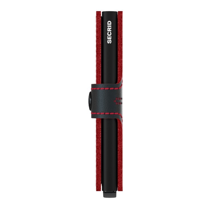 Geldbörse Miniwallet Fuel mit RFID-Schutz Black Red, Farbe: anthrazit, Marke: Secrid, EAN: 8718215289784, Abmessungen in cm: 6.5x10.2x2.1, Bild 2 von 5
