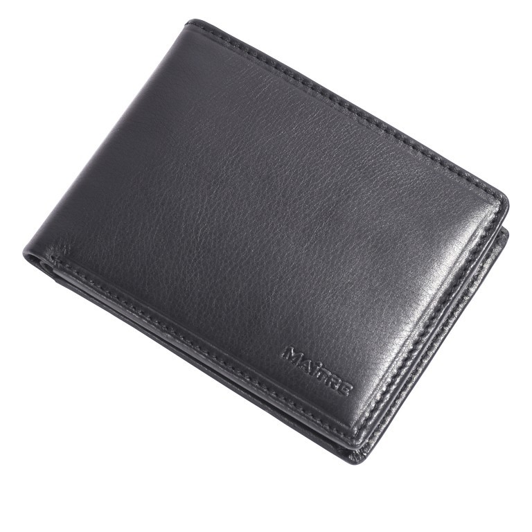 Geldbörse Grumbach Bertram mit RFID-Schutz Schwarz, Farbe: schwarz, Marke: Maitre, EAN: 4048835043928, Abmessungen in cm: 11x8.5x2, Bild 5 von 5