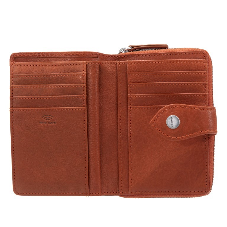 Geldbörse Lemberg Diethilde mit RFID-Schutz Orange, Farbe: orange, Marke: Maitre, EAN: 4053533949489, Abmessungen in cm: 13x9.5x2.7, Bild 4 von 6
