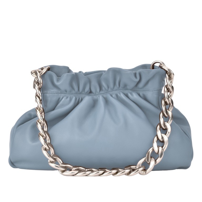 Umhängetasche Soft Volume Camille Silky Leather Smoky Blue, Farbe: blau/petrol, Marke: Les Visionnaires, EAN: 4260711679841, Abmessungen in cm: 32x22x12, Bild 1 von 6