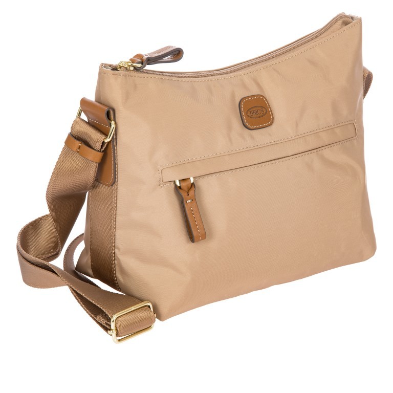 Beuteltasche X-BAG & X-Travel Cappuccino, Farbe: braun, Marke: Brics, EAN: 8016623897134, Abmessungen in cm: 30x20x13, Bild 2 von 7