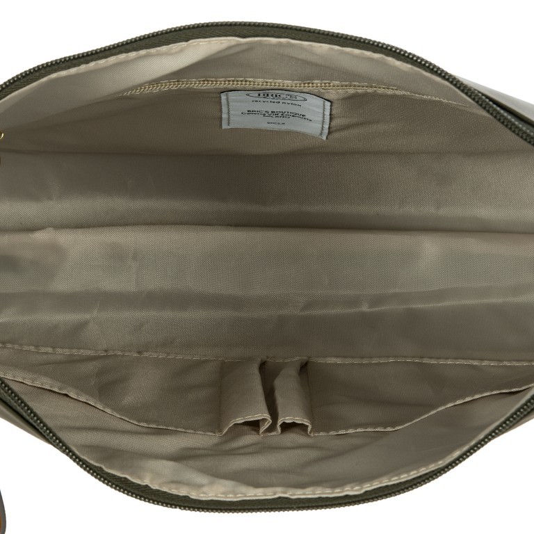 Beuteltasche X-BAG & X-Travel Olive, Farbe: grün/oliv, Marke: Brics, EAN: 8016623899053, Abmessungen in cm: 36x28x10, Bild 6 von 7