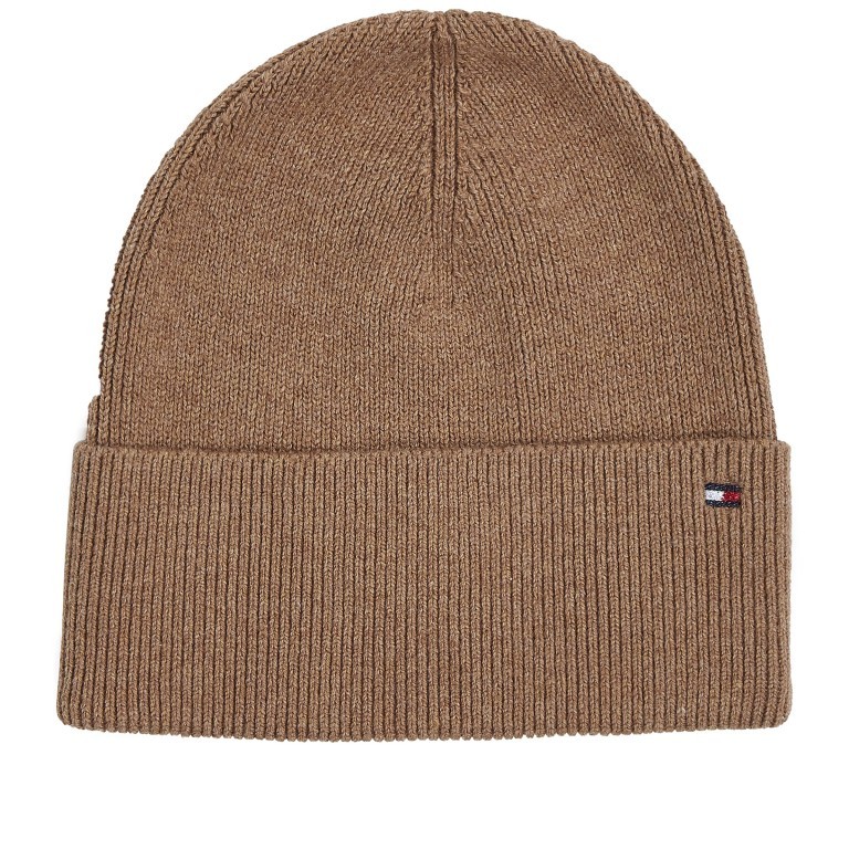 Mütze Essential Flag Beanie Countryside Khaki Melange, Farbe: cognac, Marke: Tommy Hilfiger, EAN: 8720641981262, Bild 1 von 3