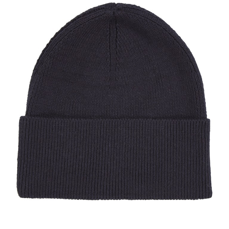 Mütze Essential Flag Beanie Space Blue, Farbe: blau/petrol, Marke: Tommy Hilfiger, EAN: 8720641980821, Bild 2 von 3