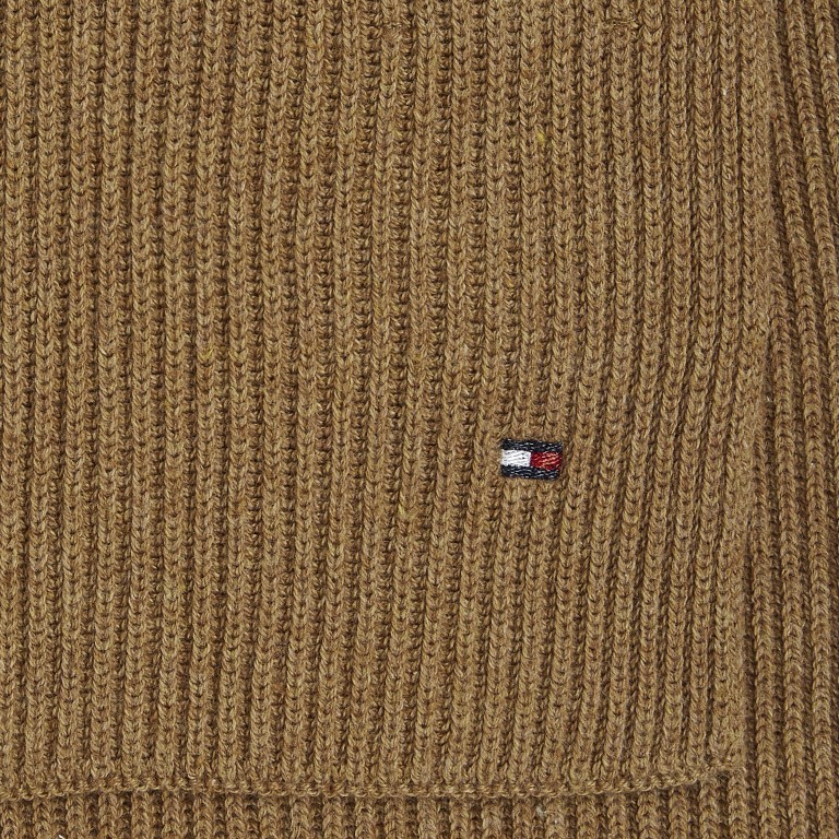 Schal Essential Flag Knit Scarf Countryside Khaki Melange, Farbe: cognac, Marke: Tommy Hilfiger, EAN: 8720641980463, Bild 3 von 3