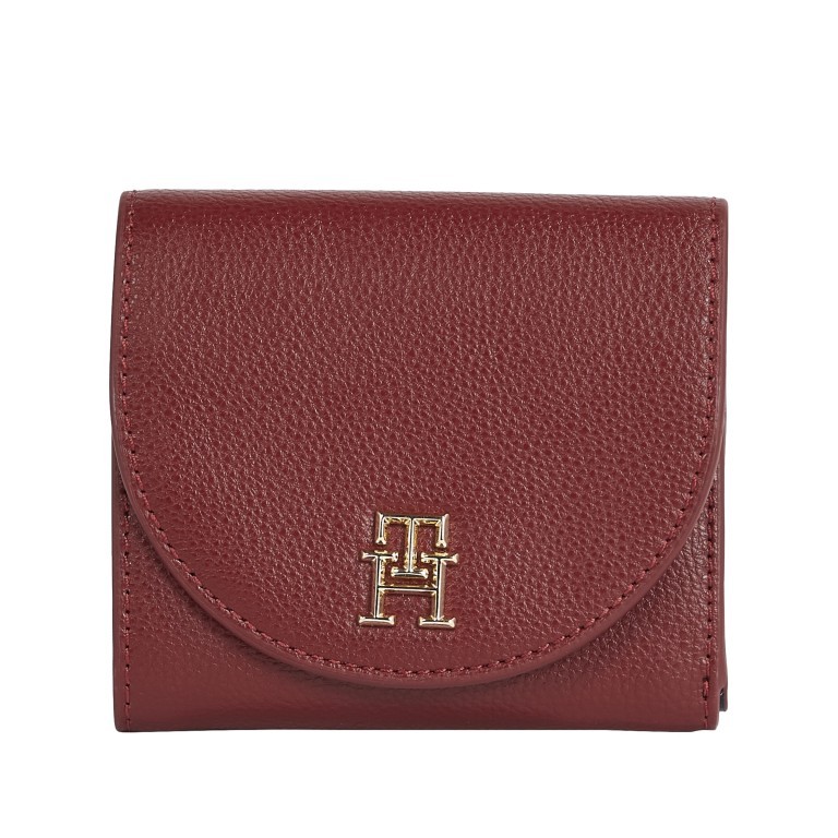 Geldbörse Tommy Life Medium Wallet Rouge, Farbe: rot/weinrot, Marke: Tommy Hilfiger, EAN: 8720641959599, Abmessungen in cm: 10.5x9x2, Bild 1 von 3