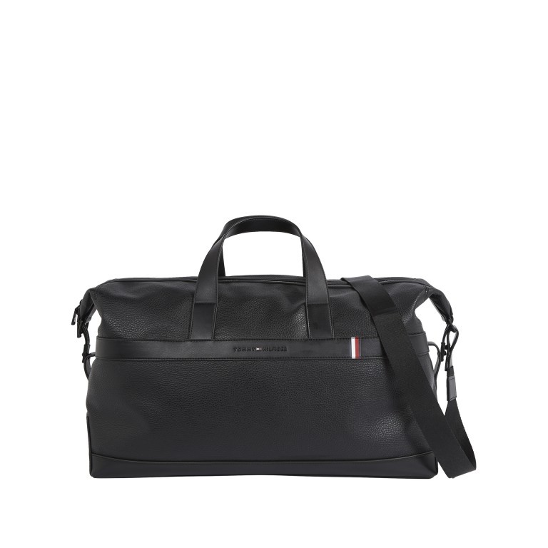 Reisetasche Central Duffle Bag Black, Farbe: schwarz, Marke: Tommy Hilfiger, EAN: 8720641980524, Abmessungen in cm: 51x28x26, Bild 1 von 5