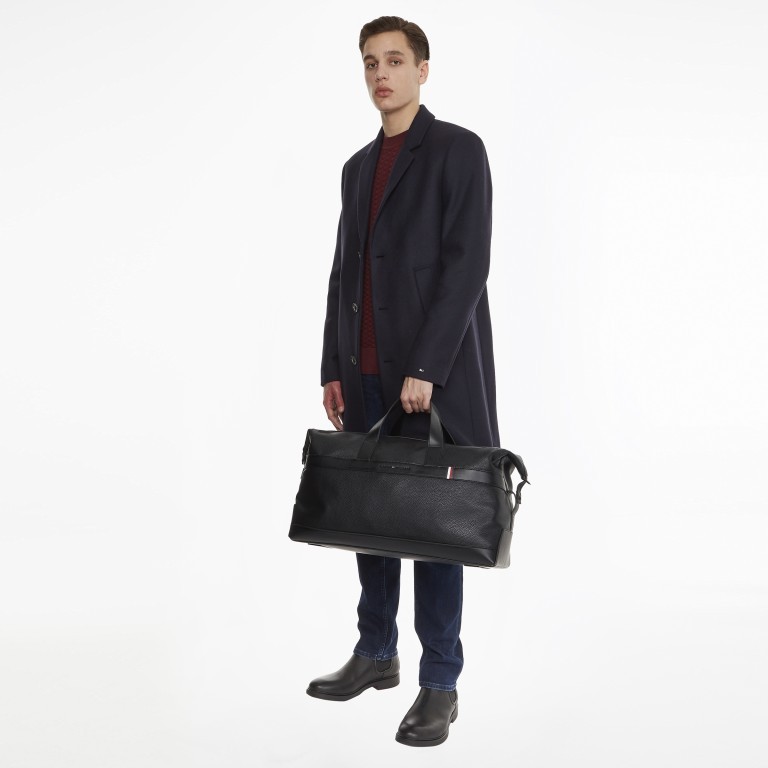 Reisetasche Central Duffle Bag Black, Farbe: schwarz, Marke: Tommy Hilfiger, EAN: 8720641980524, Abmessungen in cm: 51x28x26, Bild 3 von 5