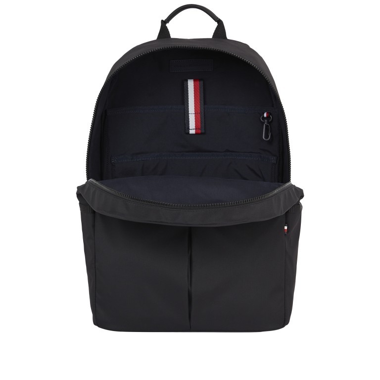 Rucksack Horizon Backpack mit Laptopfach 15 Zoll Black, Farbe: schwarz, Marke: Tommy Hilfiger, EAN: 8720641961752, Abmessungen in cm: 30x45x15, Bild 4 von 5