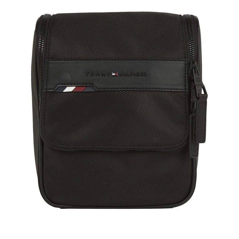 Kulturtasche Washbag zum Aufhängen Black, Farbe: schwarz, Marke: Tommy Hilfiger, EAN: 8720641982993, Abmessungen in cm: 19.5x25.5x9, Bild 1 von 3
