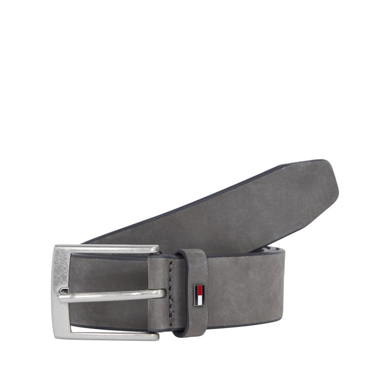 Gürtel Adan Belt Nubuck Bundweite 95 CM Grey, Farbe: grau, Marke: Tommy Hilfiger, EAN: 8720641957168, Bild 1 von 3