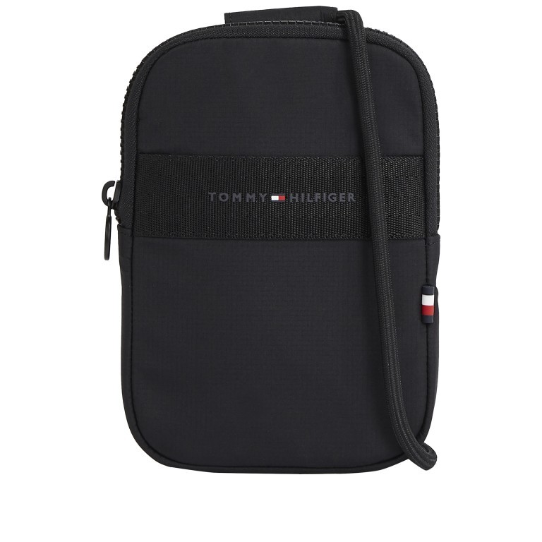 Handytasche Horizon Phone Couch mit RFID-Schutz Black, Farbe: schwarz, Marke: Tommy Hilfiger, EAN: 8720641959704, Abmessungen in cm: 12.5x18x2, Bild 1 von 5