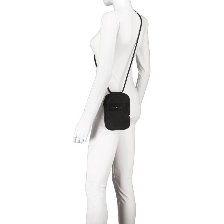 Handytasche Horizon Phone Couch mit RFID-Schutz Black, Farbe: schwarz, Marke: Tommy Hilfiger, EAN: 8720641959704, Abmessungen in cm: 12.5x18x2, Bild 4 von 5