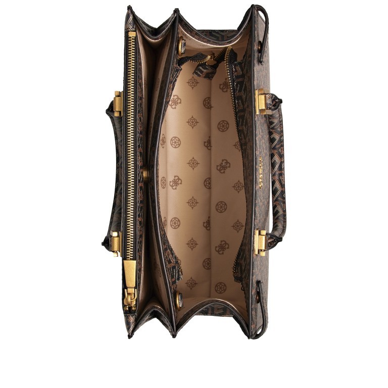 Handtasche Atene Black Logo, Farbe: schwarz, Marke: Guess, EAN: 0190231636229, Abmessungen in cm: 32x24x12, Bild 6 von 6