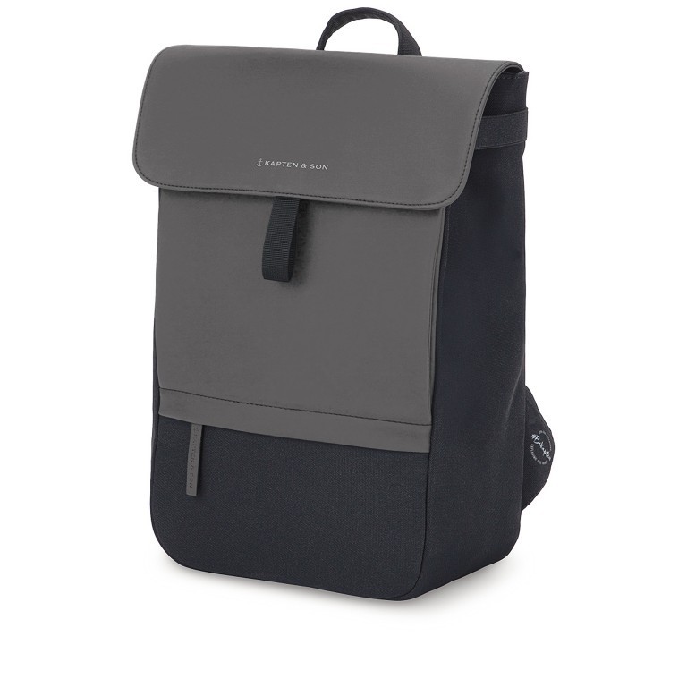 Rucksack Fyn Midnight Blue, Farbe: blau/petrol, Marke: Kapten & Son, EAN: 4251145217259, Abmessungen in cm: 26.5x43x12, Bild 2 von 6