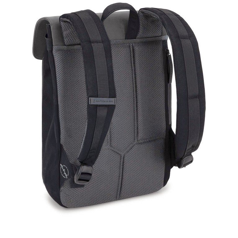 Rucksack Fyn Midnight Blue, Farbe: blau/petrol, Marke: Kapten & Son, EAN: 4251145217259, Abmessungen in cm: 28.5x39.5x12.5, Bild 4 von 10