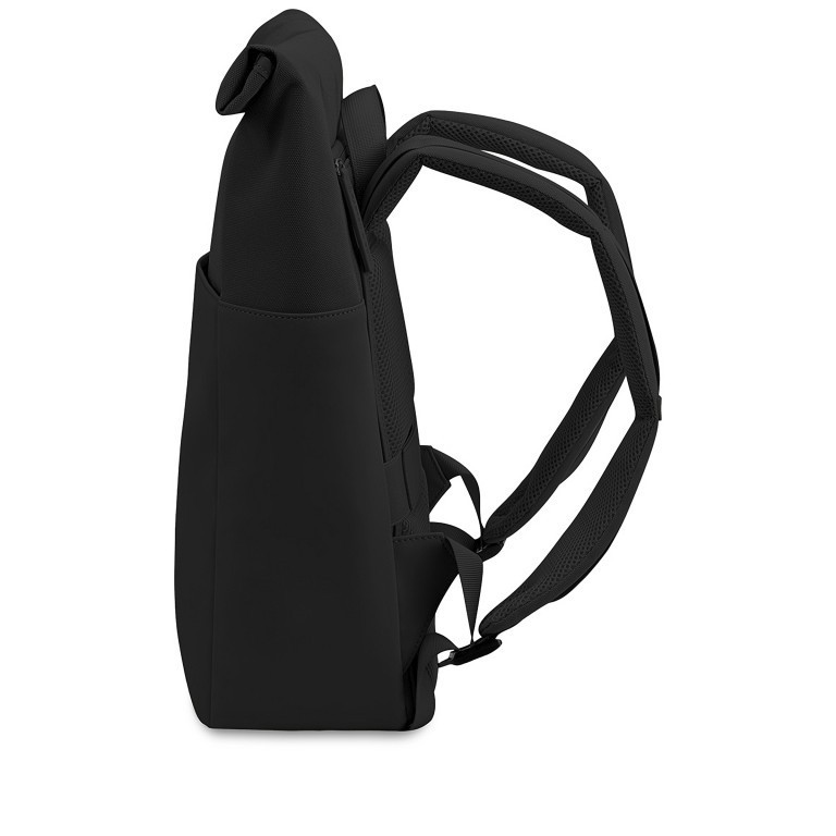 Rucksack Stockholm mit Laptopfach 14 Zoll All Black, Farbe: schwarz, Marke: Kapten & Son, EAN: 4251145217525, Abmessungen in cm: 38x41x14, Bild 3 von 8