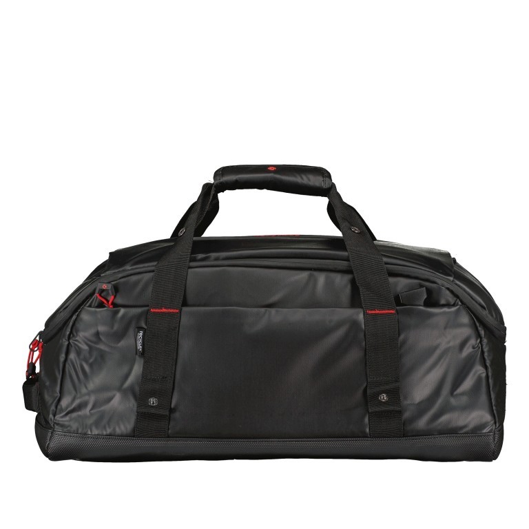 Reisetasche Ecodiver Duffle S auch als Rucksack nutzbar Black, Farbe: schwarz, Marke: Samsonite, EAN: 5400520140609, Abmessungen in cm: 31x55x24, Bild 2 von 11