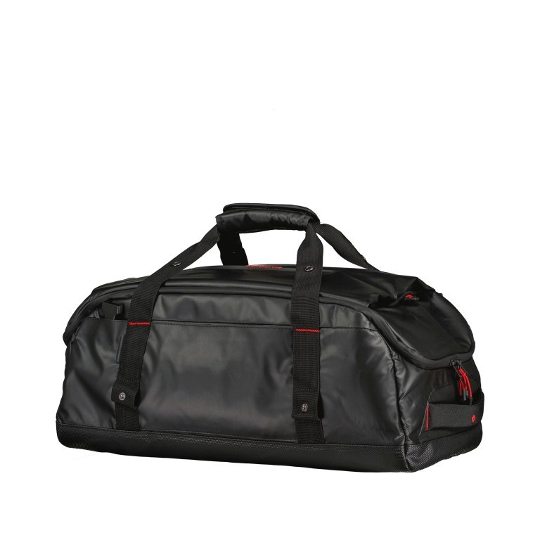 Reisetasche Ecodiver Duffle S auch als Rucksack nutzbar Black, Farbe: schwarz, Marke: Samsonite, EAN: 5400520140609, Abmessungen in cm: 31x55x24, Bild 1 von 11