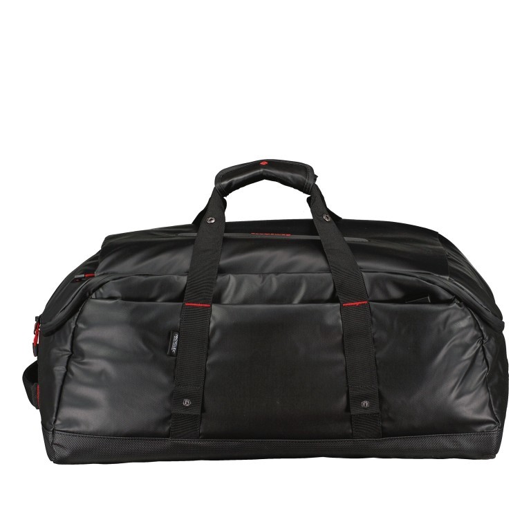 Reisetasche Ecodiver Duffle M auch als Rucksack nutzbar Black, Farbe: schwarz, Marke: Samsonite, EAN: 5400520140951, Abmessungen in cm: 63x29x35, Bild 2 von 9