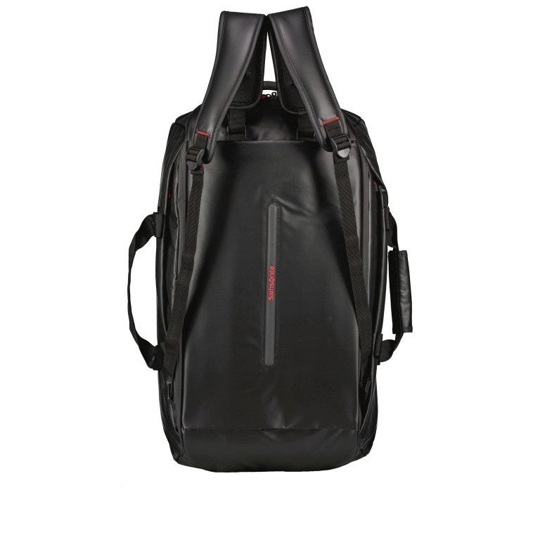 Reisetasche Ecodiver Duffle M auch als Rucksack nutzbar Black, Farbe: schwarz, Marke: Samsonite, EAN: 5400520140951, Abmessungen in cm: 63x29x35, Bild 3 von 9
