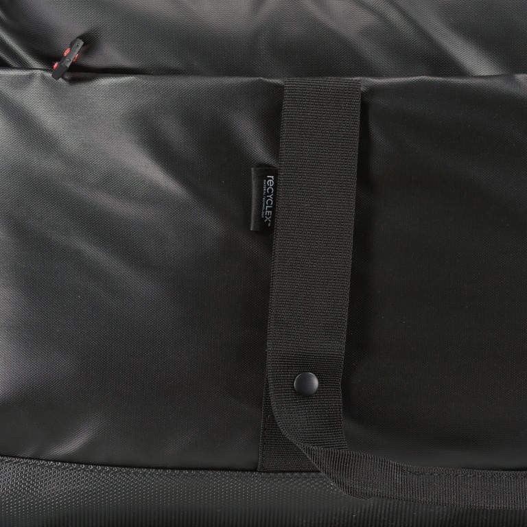 Reisetasche Ecodiver Duffle M auch als Rucksack nutzbar Black, Farbe: schwarz, Marke: Samsonite, EAN: 5400520140951, Abmessungen in cm: 63x29x35, Bild 9 von 9