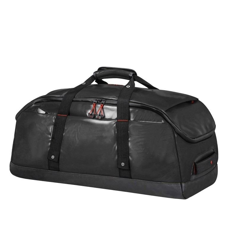 Reisetasche Ecodiver Duffle M auch als Rucksack nutzbar Black, Farbe: schwarz, Marke: Samsonite, EAN: 5400520140951, Abmessungen in cm: 63x29x35, Bild 2 von 14