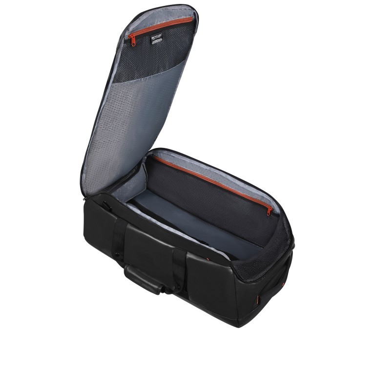 Reisetasche Ecodiver Duffle M auch als Rucksack nutzbar Black, Farbe: schwarz, Marke: Samsonite, EAN: 5400520140951, Abmessungen in cm: 63x29x35, Bild 9 von 14