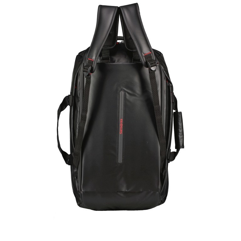 Reisetasche Ecodiver Duffle M auch als Rucksack nutzbar Black, Farbe: schwarz, Marke: Samsonite, EAN: 5400520140951, Abmessungen in cm: 63x29x35, Bild 8 von 14