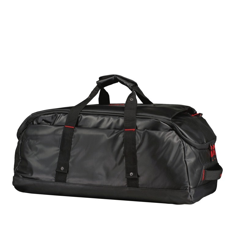Reisetasche Ecodiver Duffle M auch als Rucksack nutzbar Black, Farbe: schwarz, Marke: Samsonite, EAN: 5400520140951, Abmessungen in cm: 63x29x35, Bild 1 von 9