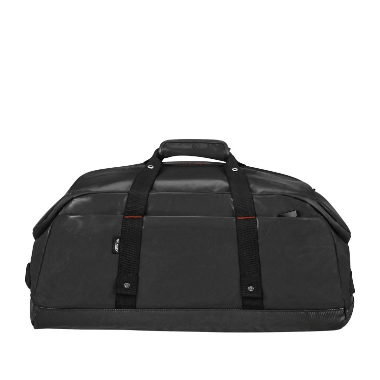 Reisetasche Ecodiver Duffle M auch als Rucksack nutzbar Black, Farbe: schwarz, Marke: Samsonite, EAN: 5400520140951, Abmessungen in cm: 63x29x35, Bild 4 von 14