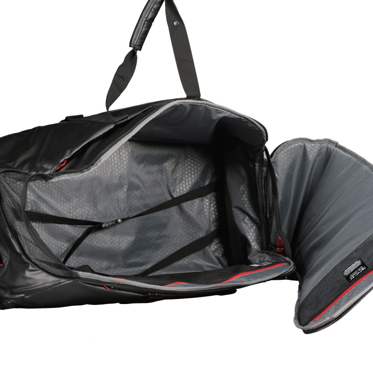 Reisetasche Ecodiver Duffle L auch als Rucksack nutzbar Black, Farbe: schwarz, Marke: Samsonite, EAN: 5400520140982, Abmessungen in cm: 69x36x37, Bild 6 von 9