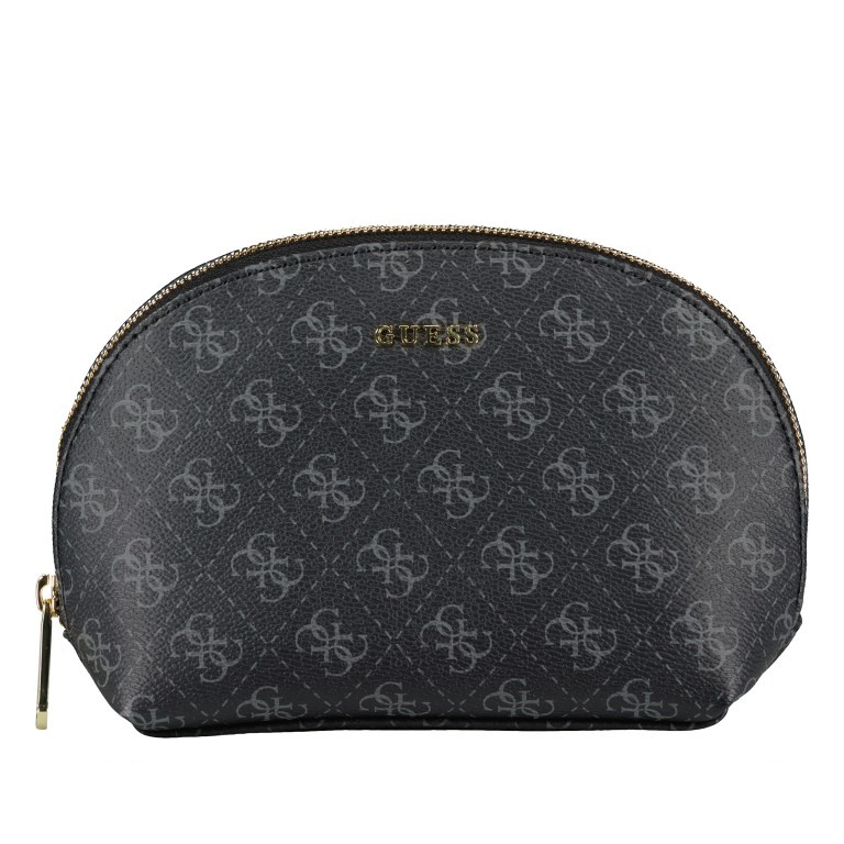 Kosmetiktasche Dome Tya Coal, Farbe: anthrazit, Marke: Guess, EAN: 7619342134255, Abmessungen in cm: 22x14x6, Bild 1 von 4