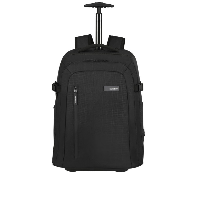 Rucksack / Koffer Roader Laptop Backpack Wheels mit Laptopfach 17.3 Zoll Deep Black, Farbe: schwarz, Marke: Samsonite, EAN: 5400520163943, Abmessungen in cm: 39x55x22, Bild 1 von 7