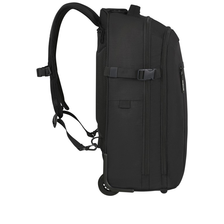 Rucksack / Koffer Roader Laptop Backpack Wheels mit Laptopfach 17.3 Zoll Deep Black, Farbe: schwarz, Marke: Samsonite, EAN: 5400520163943, Abmessungen in cm: 39x55x22, Bild 3 von 7