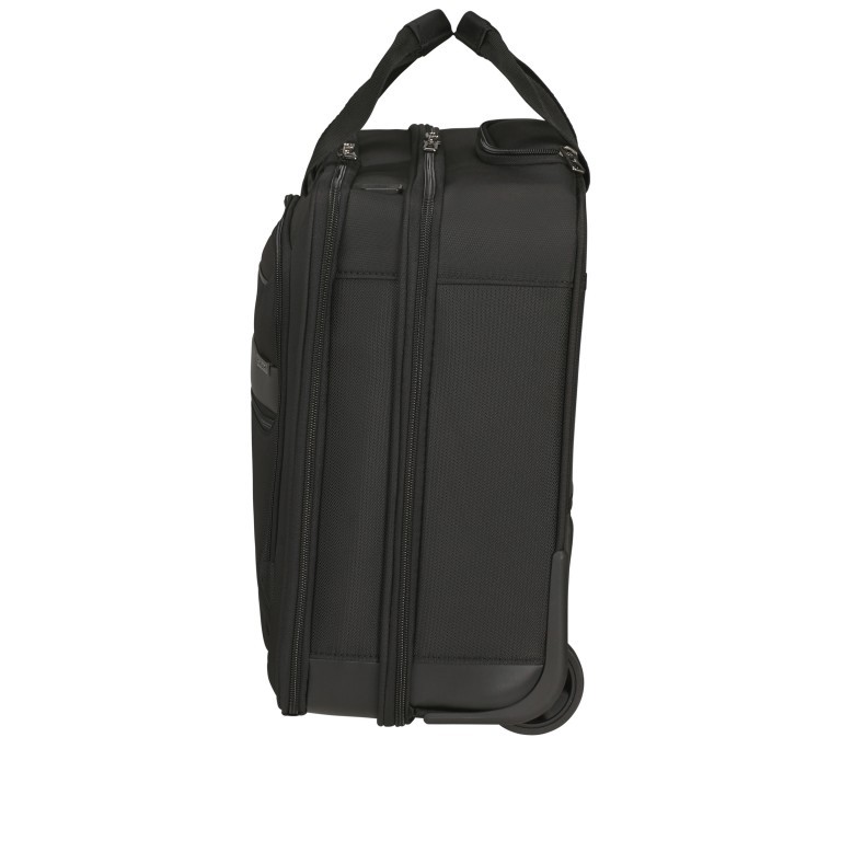 Pilotenkoffer Vectura Evo Business Case Wheels 17.3 Zoll mit USB-Anschluss Black, Farbe: schwarz, Marke: Samsonite, EAN: 5414847972058, Abmessungen in cm: 46x35x20, Bild 3 von 12