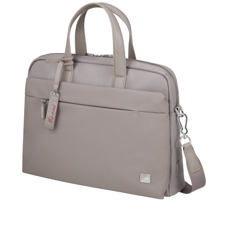 Laptoptasche Workationist mit Laptopfach 15.6 Zoll Quartz, Farbe: grau, Marke: Samsonite, EAN: 5400520154095, Abmessungen in cm: 40x29x9.5, Bild 2 von 10