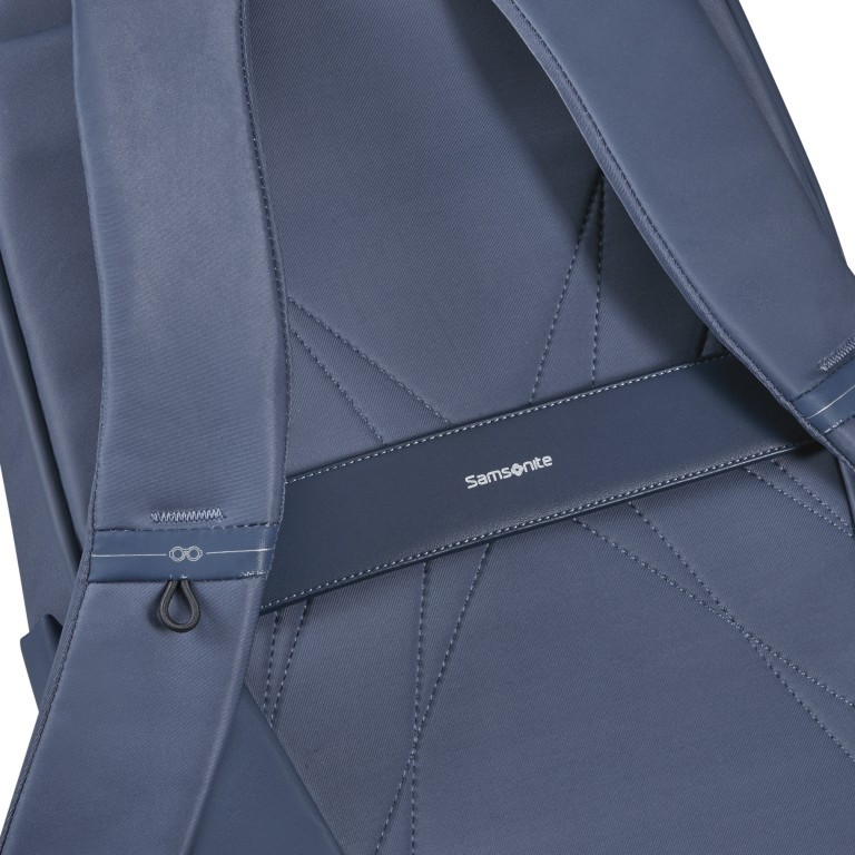 Rucksack Workationist mit Laptopfach 15.6 Zoll Blueberry, Farbe: blau/petrol, Marke: Samsonite, EAN: 5400520154200, Abmessungen in cm: 28x43x16.5, Bild 16 von 20