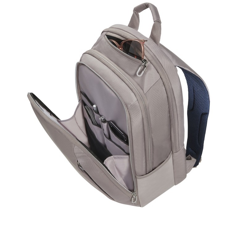 Rucksack Guardit Classy mit Laptopfach 15.6 Zoll Stone Grey, Farbe: grau, Marke: Samsonite, EAN: 5400520128492, Abmessungen in cm: 27x54x15, Bild 8 von 8