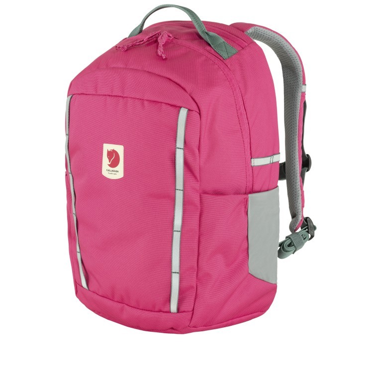 Rucksack Skule Kids rundum reflektierend Magenta Pink, Farbe: rosa/pink, Marke: Fjällräven, EAN: 7323450800574, Abmessungen in cm: 23x39x15, Bild 2 von 6