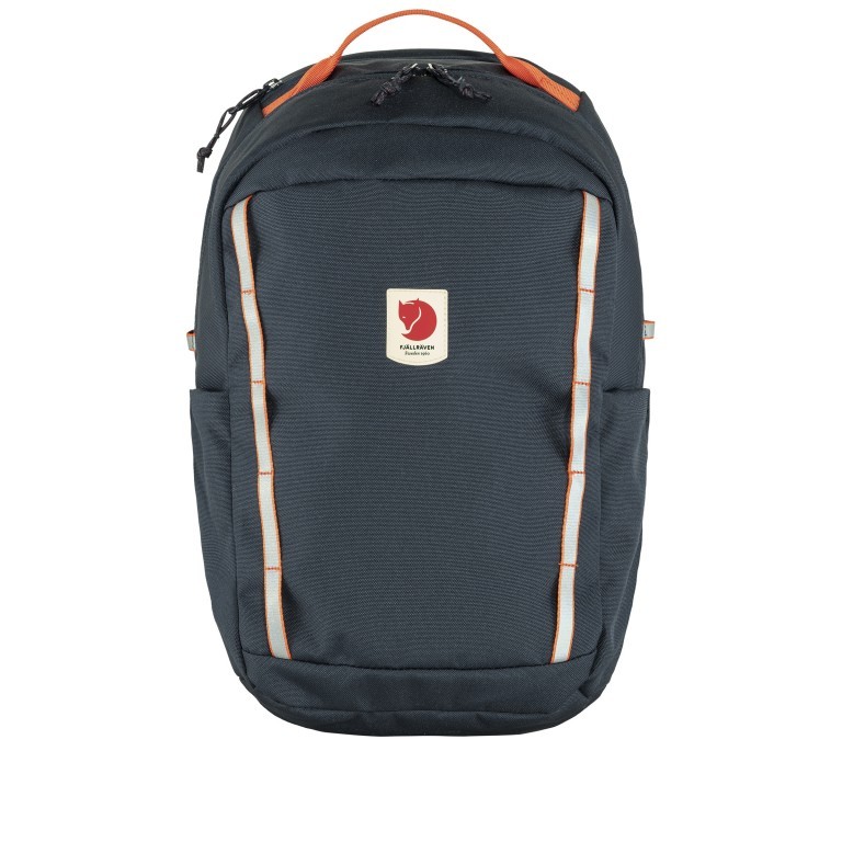 Rucksack Skule Kids rundum reflektierend Navy, Farbe: blau/petrol, Marke: Fjällräven, EAN: 7323450800581, Abmessungen in cm: 23x39x15, Bild 1 von 6