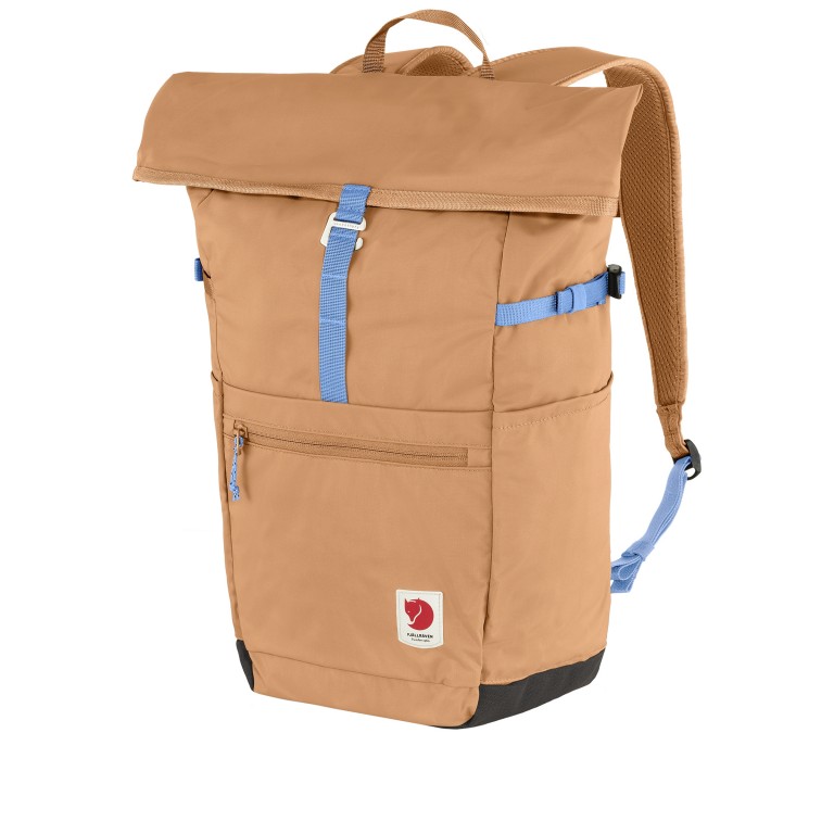 Rucksack High Coast Foldsack Volumen 24 Liter Peach Sand, Farbe: rosa/pink, Marke: Fjällräven, EAN: 7323450857424, Abmessungen in cm: 26x45x20, Bild 2 von 11