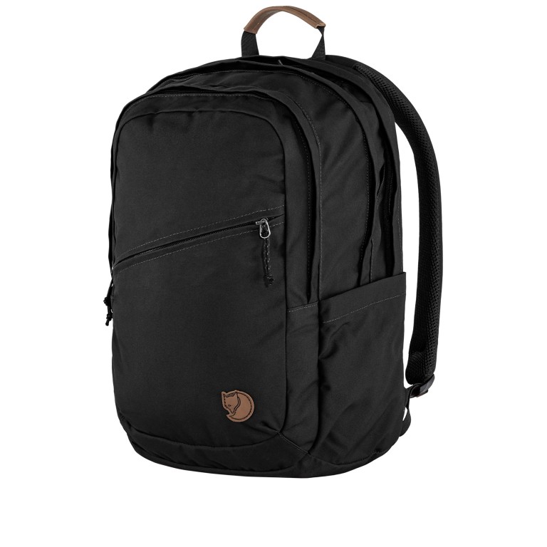 Rucksack Räven mit Laptopfach 15 Zoll Volumen 28 Liter Black, Farbe: schwarz, Marke: Fjällräven, EAN: 7323450786229, Abmessungen in cm: 36x47x15.5, Bild 2 von 8