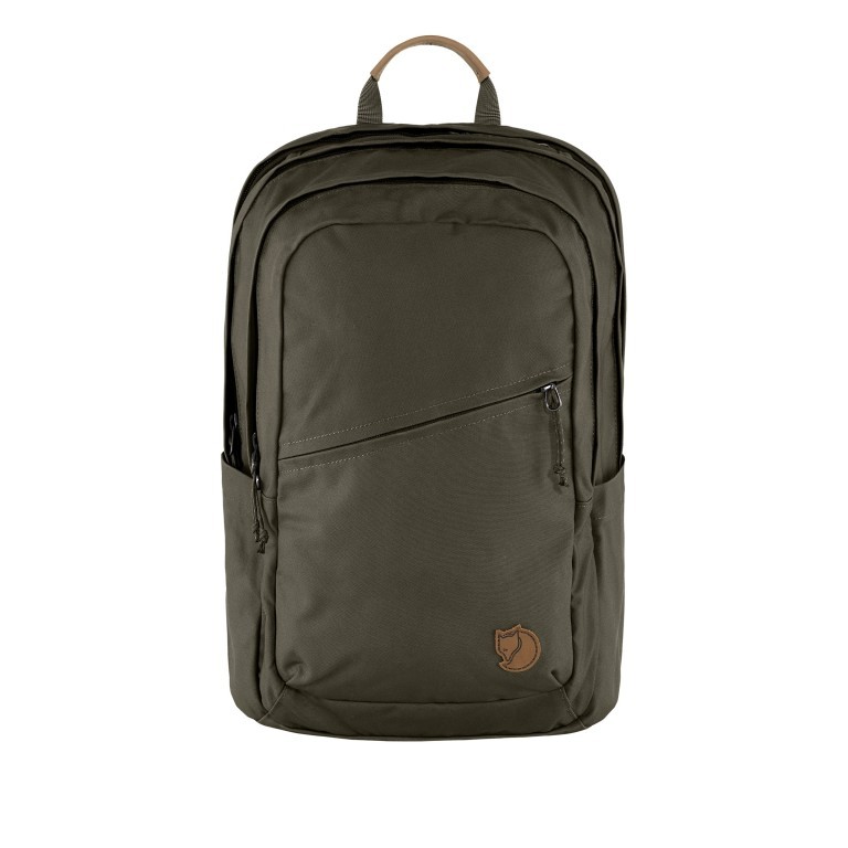 Rucksack Räven mit Laptopfach 15 Zoll Volumen 28 Liter Dark Olive, Farbe: grün/oliv, Marke: Fjällräven, EAN: 7323450786250, Abmessungen in cm: 36x47x15.5, Bild 1 von 6