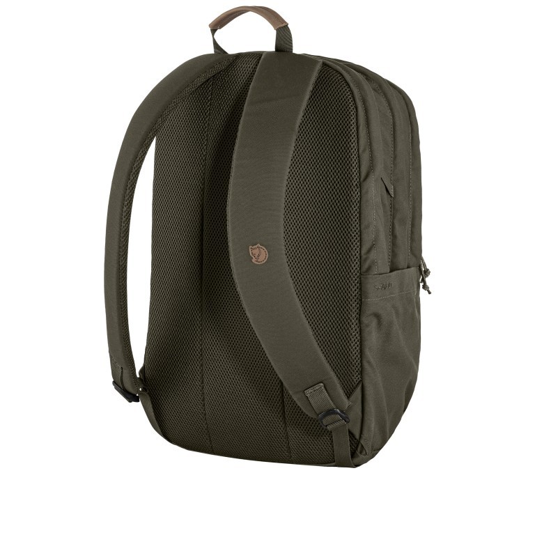 Rucksack Räven mit Laptopfach 15 Zoll Volumen 28 Liter Dark Olive, Farbe: grün/oliv, Marke: Fjällräven, EAN: 7323450786250, Abmessungen in cm: 36x47x15.5, Bild 3 von 6