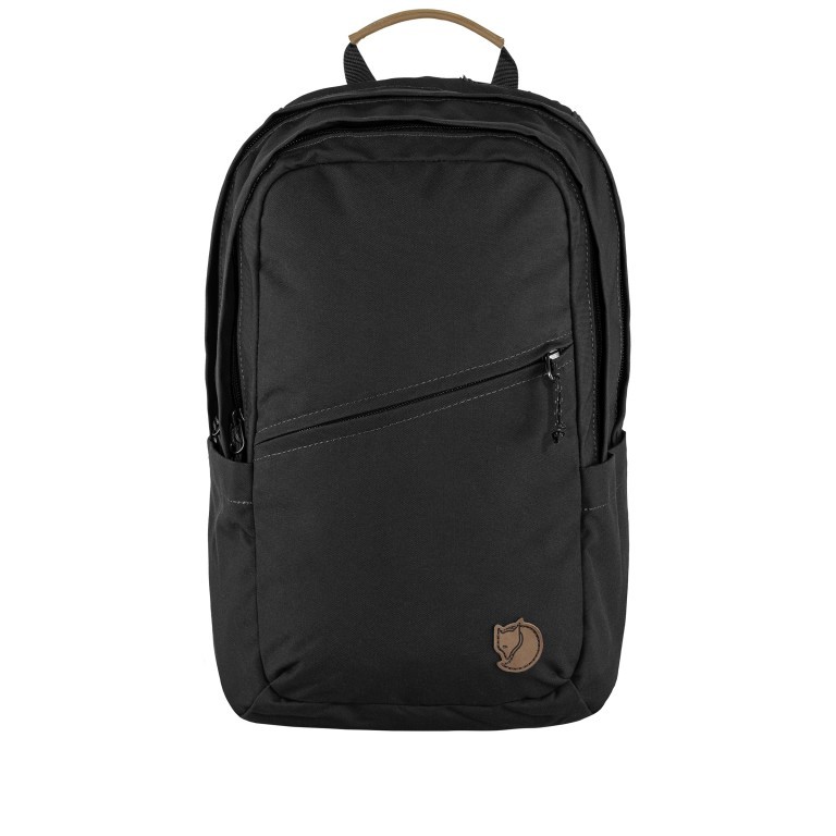 Rucksack Räven mit Laptopfach 15 Zoll Volumen 20 Liter Black, Farbe: schwarz, Marke: Fjällräven, EAN: 7323450786014, Abmessungen in cm: 34x42x15.5, Bild 1 von 5