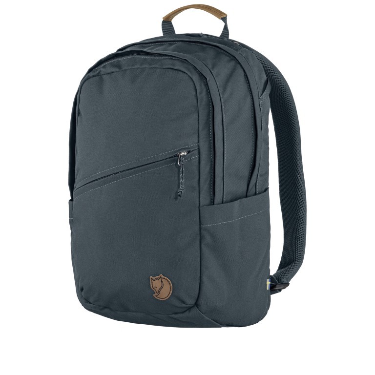 Rucksack Räven mit Laptopfach 15 Zoll Volumen 20 Liter Navy, Farbe: blau/petrol, Marke: Fjällräven, EAN: 7323450786021, Abmessungen in cm: 34x42x15.5, Bild 2 von 5